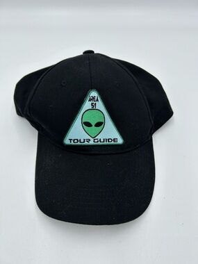 Area 51 Tour Guide Black Baseball Cap
